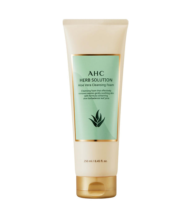 Mousse Nettoyante AHC Herbal Solution à l'Aloe Vera