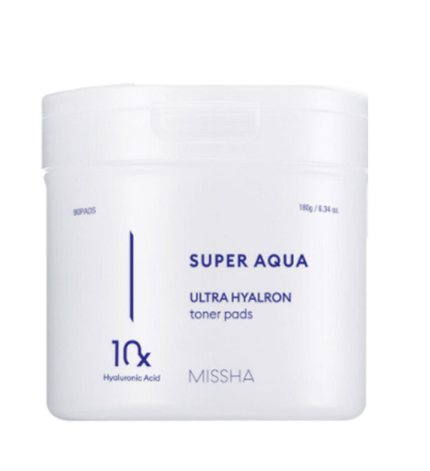 Missha Super Aqua Ultra Hyalon Almofada de Tónico 90 folhas