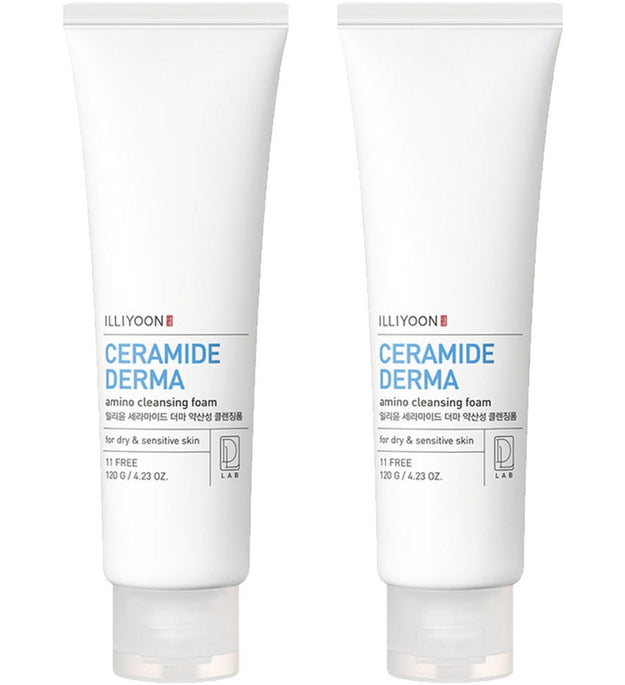 Schiuma detergente acida Derma Ceramide di Illiyoon