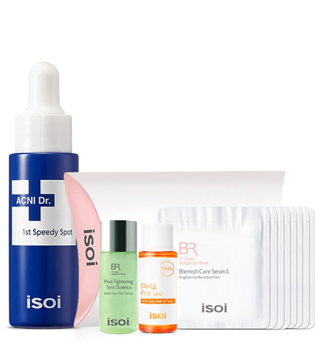 Isoi Acne Doctor 1er spot d'urgence + 6 kits d'essai