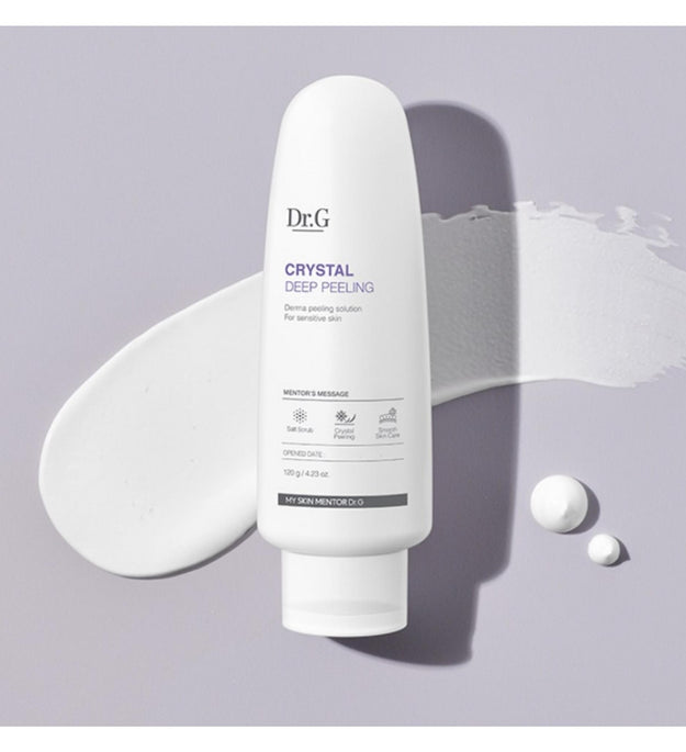 Dr.G Crystal Deep Peeling 120 g + Schiuma lenitiva Red Blemish Clear 30 ml