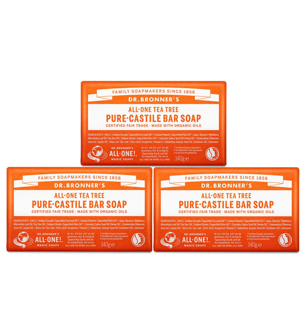 Saponetta di Castiglia Dr. Bronner's Tea Tree Pure