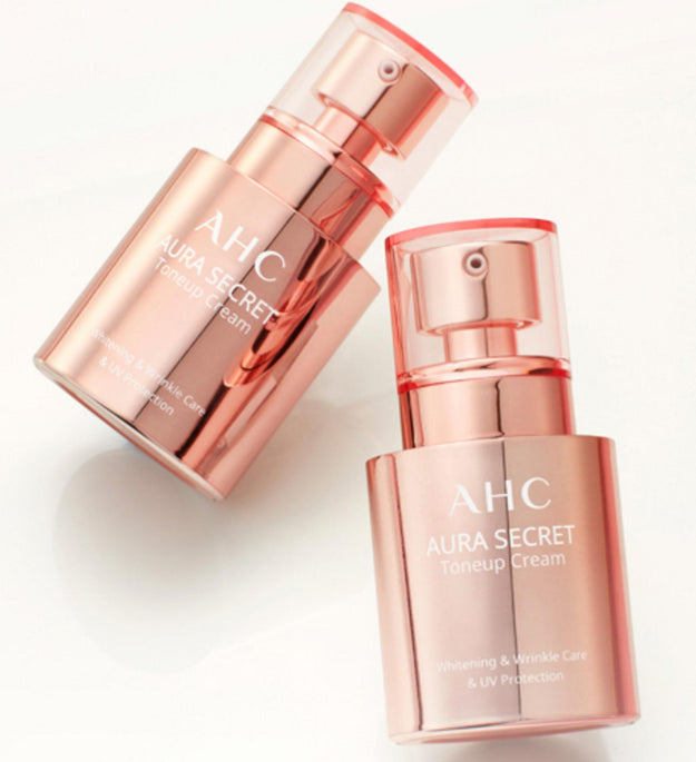 كريم AHC Aura Secret Tone Up بعامل حماية من الشمس SPF30 PA++، 50 جم