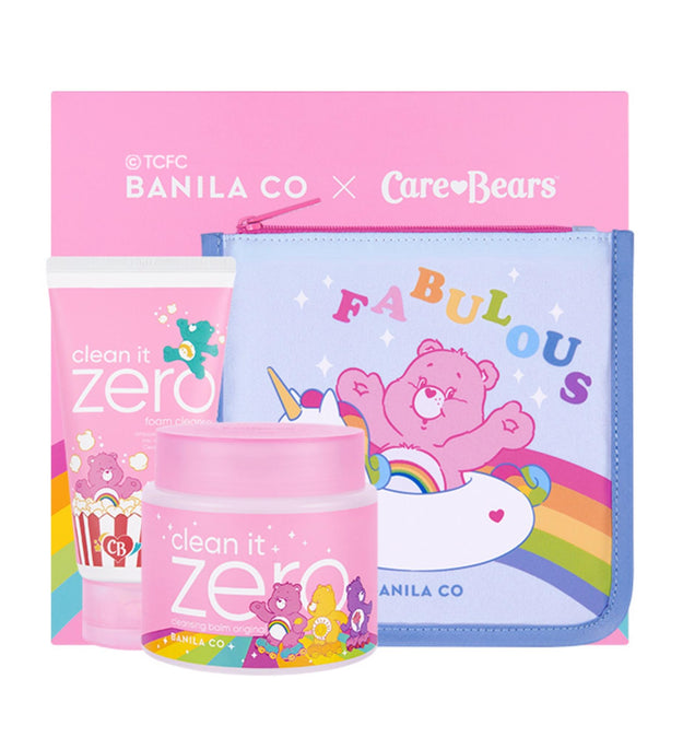 Banila co Clean It Zero Balm 180ml + Foam 150ml + Blue Pouch Bear Care Edition