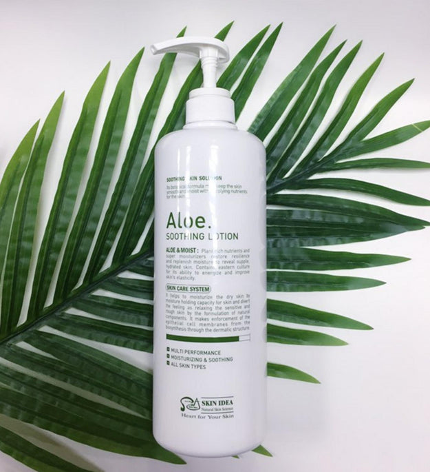 SKIN IDEA Lozione Lenitiva all'Aloe Grande Capacità