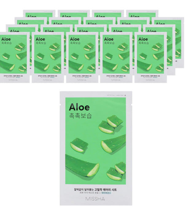 Missha Havalı Sıkılaştırıcı Yaprak Maske Aloe