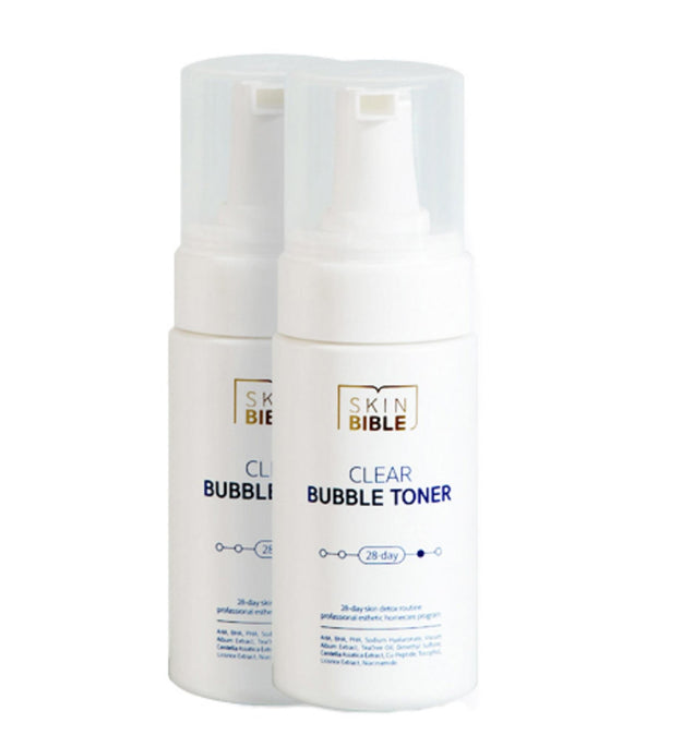 Skinbible Bubble Toner 100ml AHA BHA PHA Peeling Toner per salviette Sebo esfoliante Pori Punti neri Rimozione punti bianchi Estetica Prodotti per la cura della casa