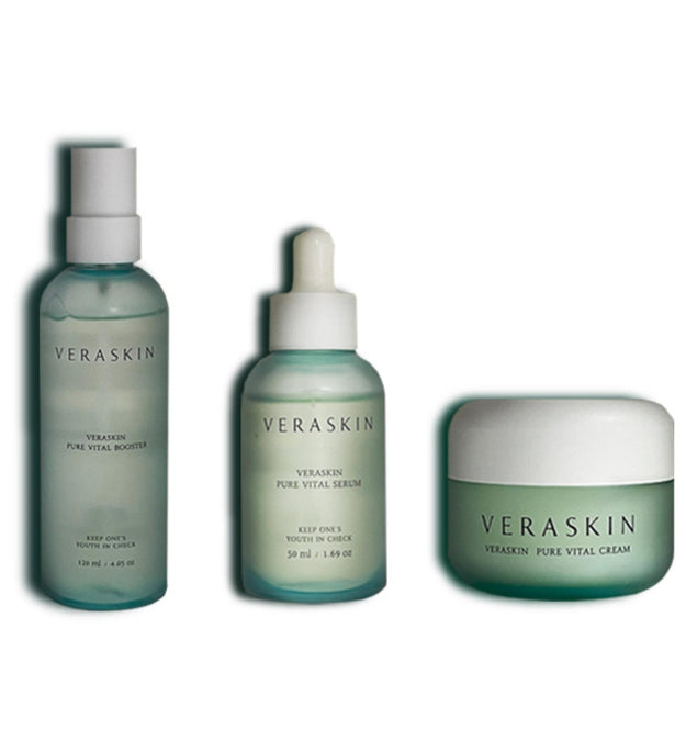 Veraskin Pure Vital Booster 120ml + Serum 50ml + Cream 50ml