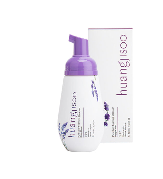 Nettoyant moussant quotidien pur Hwangjisoo pour un nettoyage en profondeur
