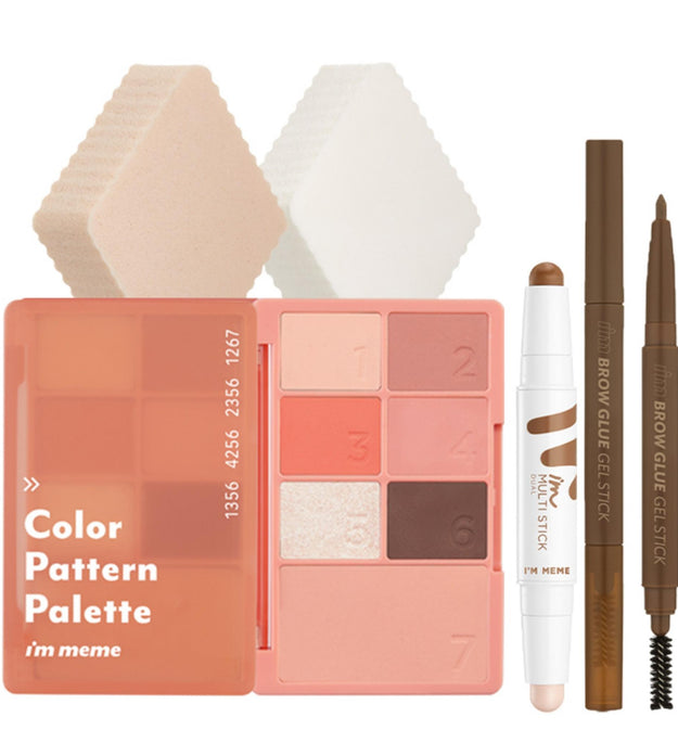 Set de maquillaje de fácil aplicación en tonos cálidos I'M MEME