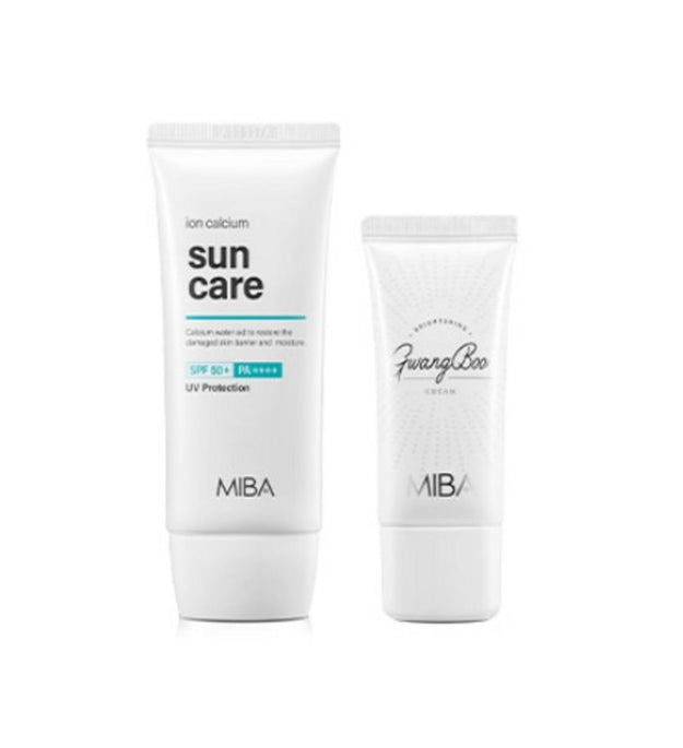 Miba Ion Cuidado Solar Cálcio SPF50 PA++++ 60ml + Tubo de Creme Radiante 35g