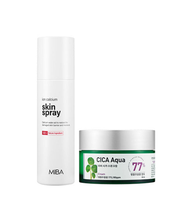 Miba Ion Spray de Cálcio para a Pele 200ml + Creme Hidratante Cica 80ml