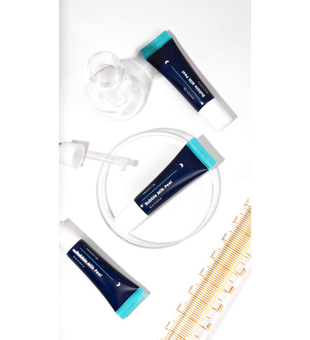 مجموعة Ariderma Arigen 72 H Bubble Milk Peel 10ml + Aqua Gel 10ml