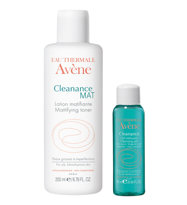 Avene Cleanance Matte Tónico Matificante 200ml + Gel de Limpeza Cleanance 25ml