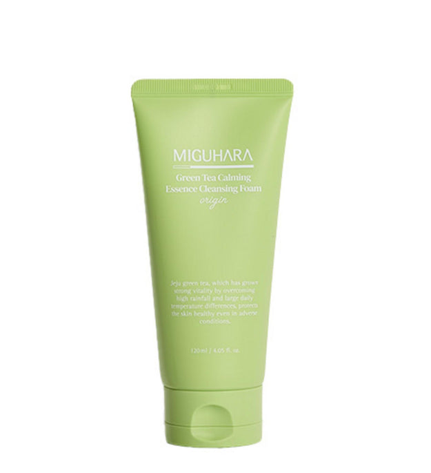 Origem da espuma de limpeza com essência calmante de chá verde Miguhara