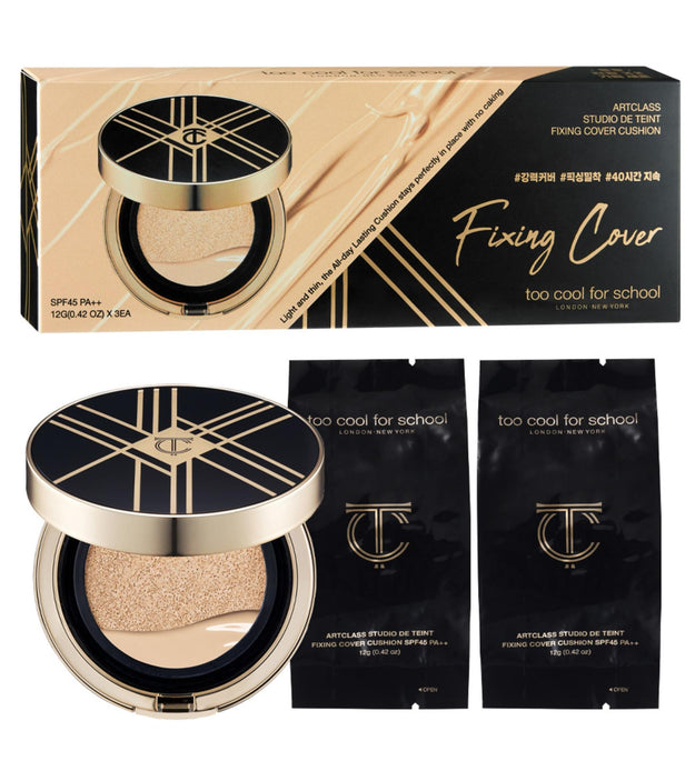 demasiado genial para la escuela clase de arte estudio de tienda cubierta de cojín especial para fijar set 12g + 2 recargas