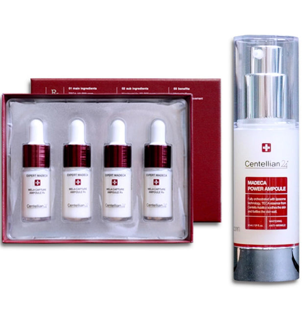 Centellian24 Expert Madeca Mela Capture Ampoule Rx 4p + Madeca Power Ampoule 30ml Set