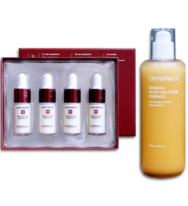 センテリアン24 エキスパート メデカ メラ キャプチャー アンプル Rx 4本 + メデカ ニュートリ ソリューション エッセンス 130ml セット