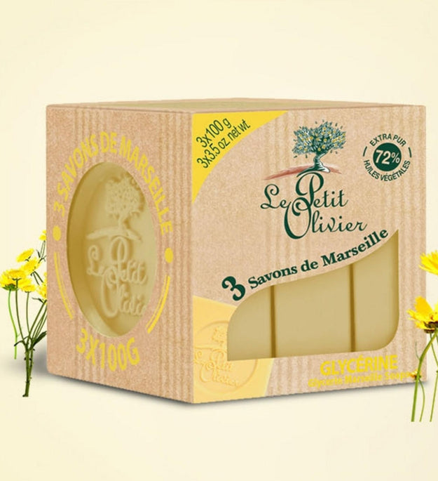 Sabonete de Glicerina Marselha Le Petit Olivier