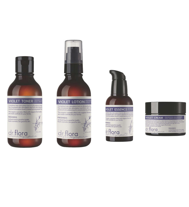 Set di 4 Dr. Flora Lavanda Viola