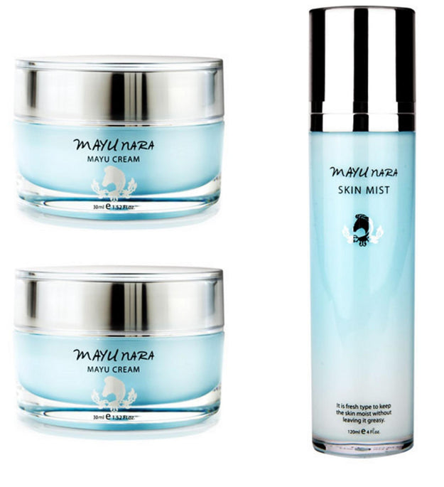 Conjunto Mayunara Mayu Creme 2p + Névoa Facial