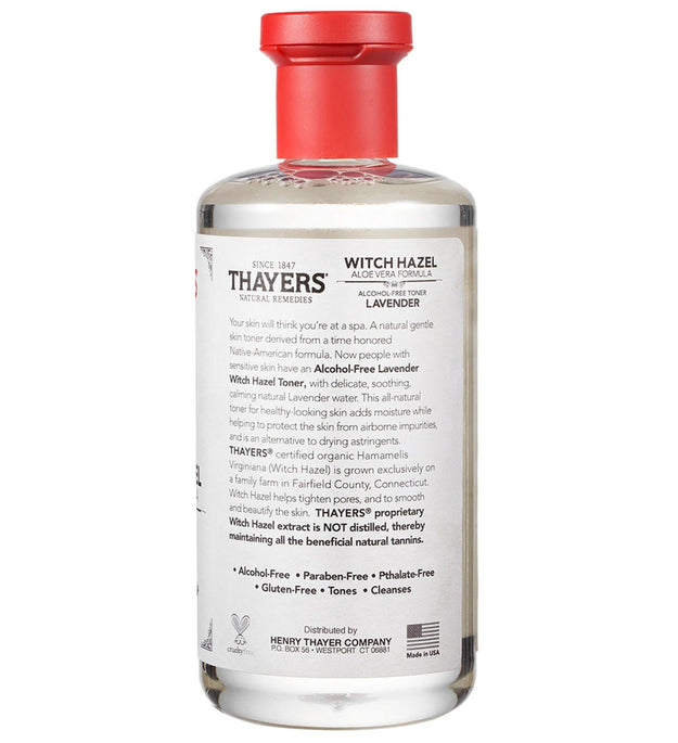 Thayers Witch Hazel Tonique sans alcool Lavande