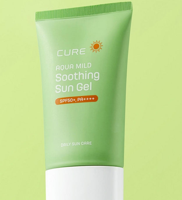 Kim Jung Moon Aloe Cure Aqua Mild Soothing Sun Gel 50ml + 2X Cream 3.5g x 2p