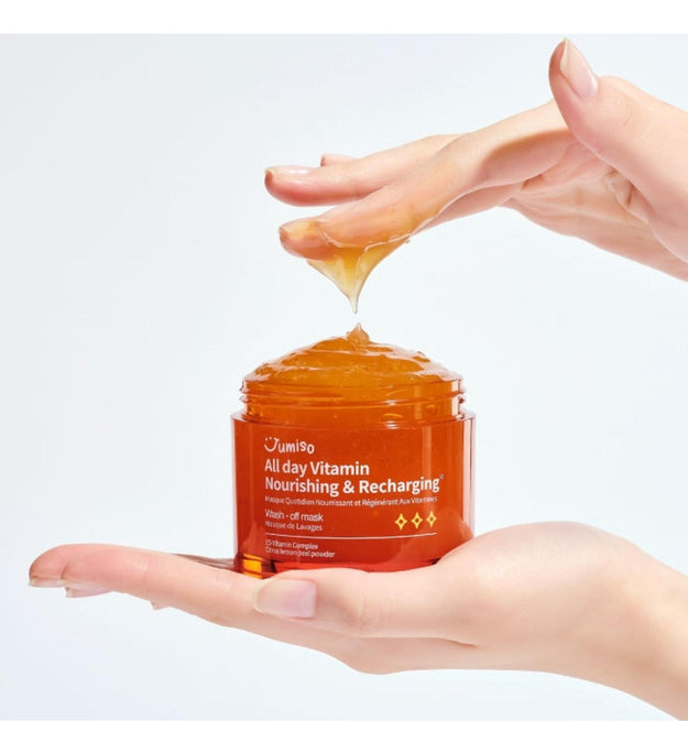 قناع غسول مغذي ومجدد للفيتامينات طوال اليوم من جوميسو