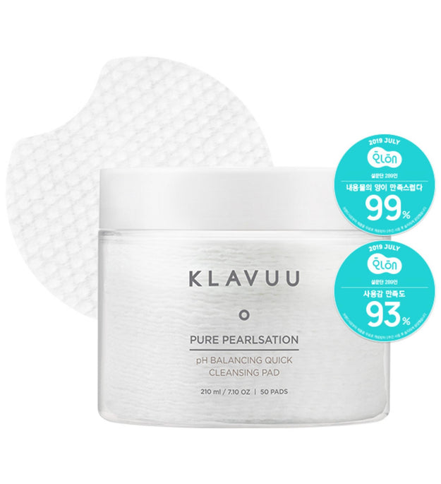 Klavuu Pure Pulsation PH Балансирующая быстро очищающая подушечка