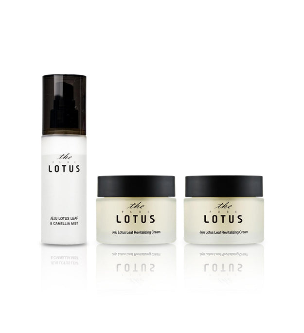 The Pure Lotus Jeju Lotus Leaf Mist + Crema 2p Set