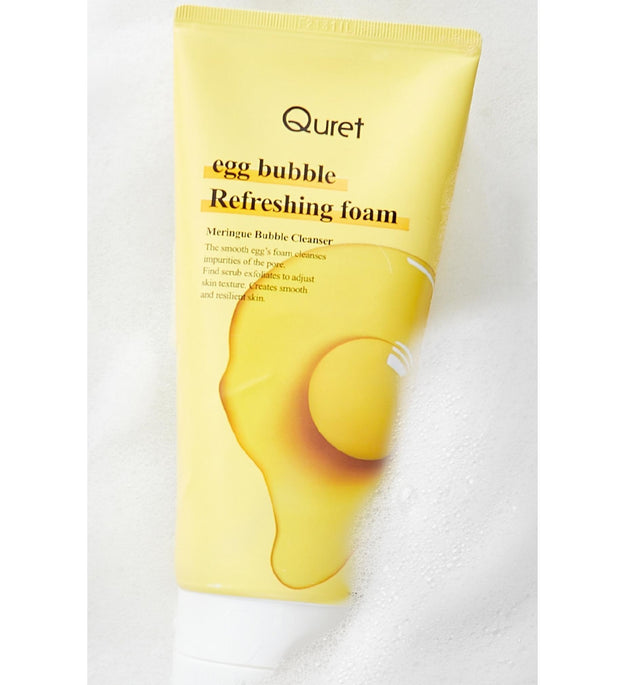 Curit Egg Bubble Peeling Gel + Cleansing Foam + Nose Pack + Mask Pack Set