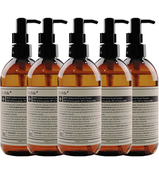 Schiuma detergente viso acida delicata antibatterica Dr. Perle