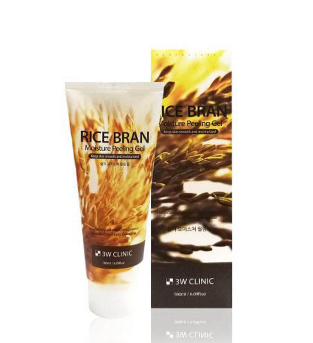 جل التقشير المرطب من 3WCLINIC بخلاصة نخالة الأرز