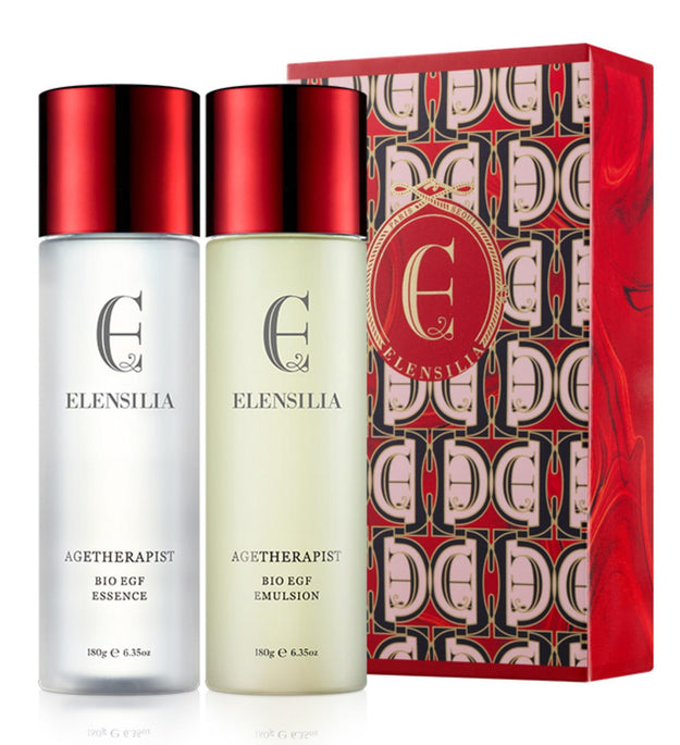 Elensilla Terapia dell'Età Bio EGF Emulsione 180ml + Essenza 180ml Set