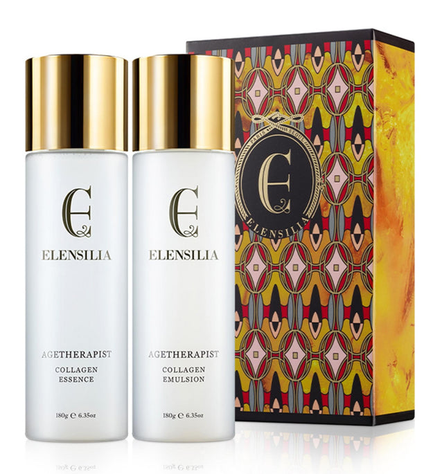 Elensilla Terapia dell'Età Collagene Emulsione 180ml + Essenza 180ml Set