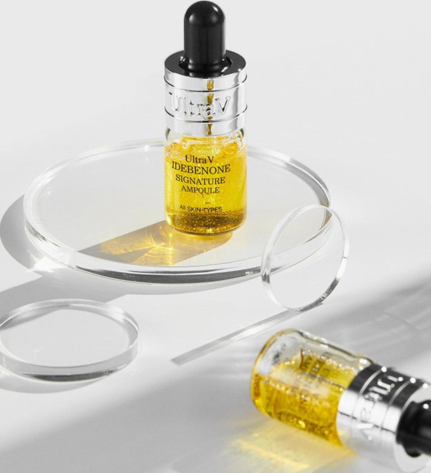 ウルトラ V イデベノン シグネチャー アンプル ホワイト 8ml x 20本 + エッセンス + アイクリーム + シグネチャー アンプル ポーチ 8本 セット