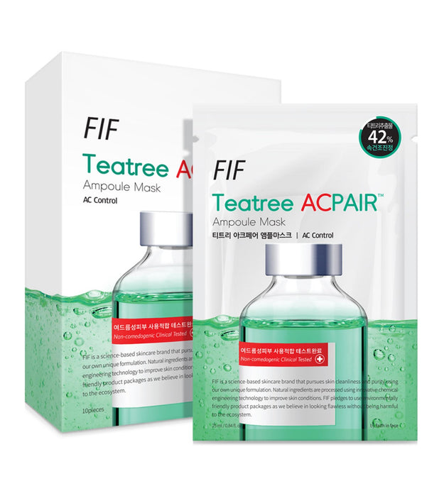 Maschera Ampolla Equilibrante per Viso al Tea Tree FIF