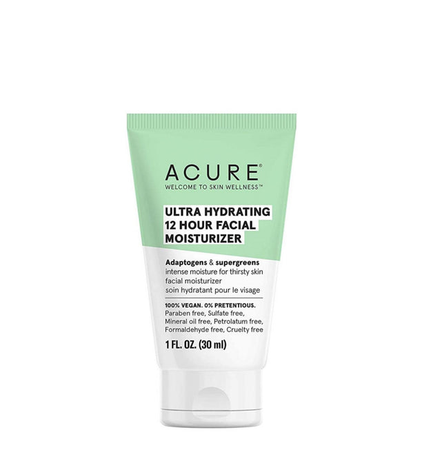 Acure Ultra Hidratante Hidratante Facial de 12 Horas