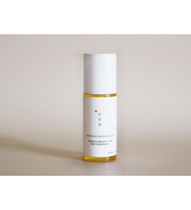 Duryuheon Sebum Soak Olio per la pulizia profonda dell'albero del tè ai semi di tè verde