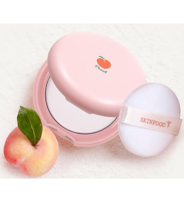 SKINFOOD Soft Pore Blur Peach - Compacto suavizante de poros, 4 g