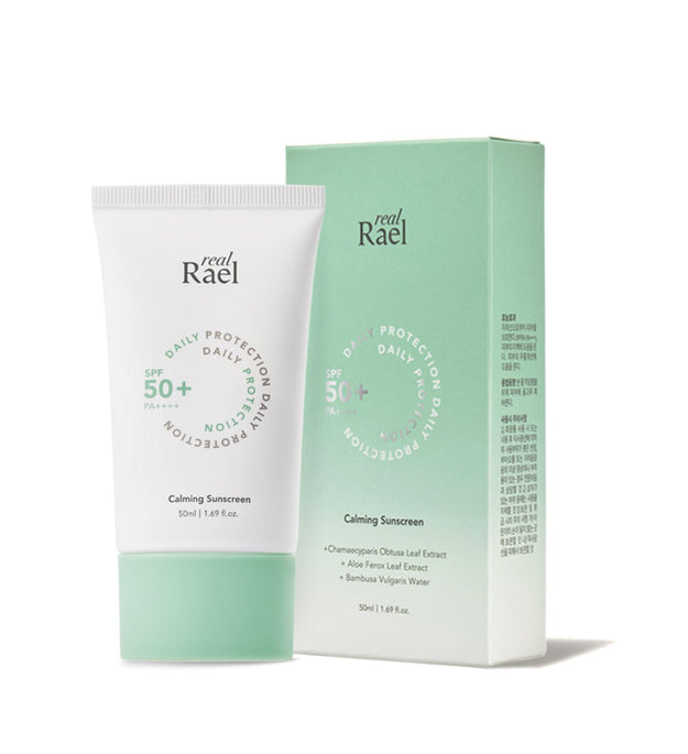 Crème solaire apaisante quotidienne Realrael Clean Beauty SPF50+ PA++++