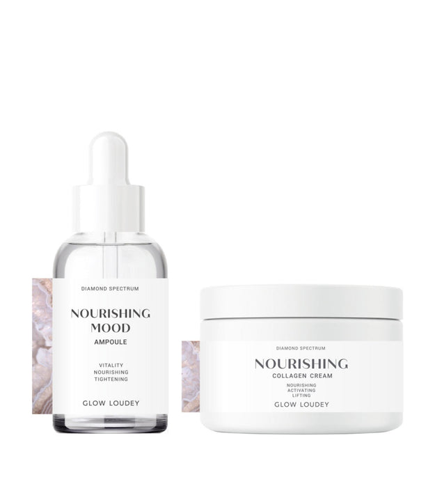 グロウラウディ 栄養ムードアンプル + 栄養コラーゲンクリーム