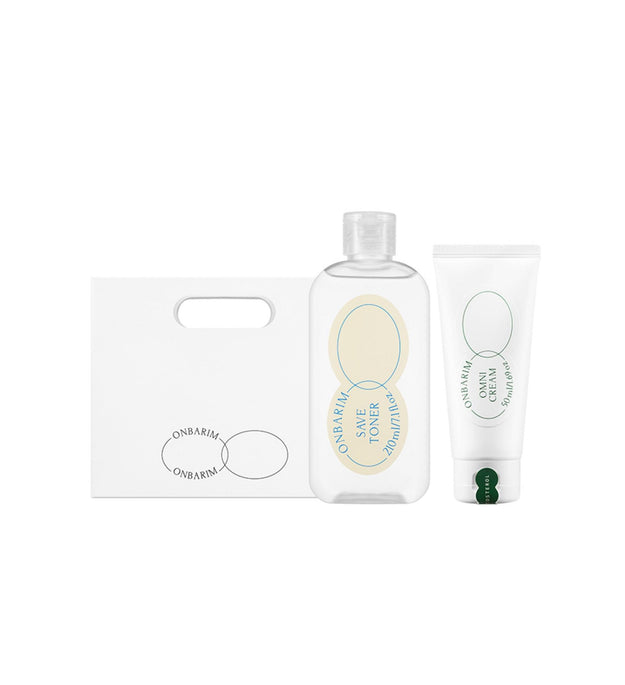 Onbarim Tónico Calmante Hidratante 210ml + Creme 50ml Conjunto 2pcs + Saco de Compras