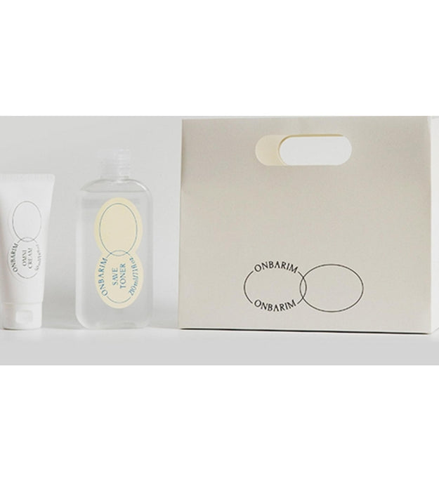 Onbarim Tónico Calmante Hidratante 210ml + Creme 50ml Conjunto 2pcs + Saco de Compras