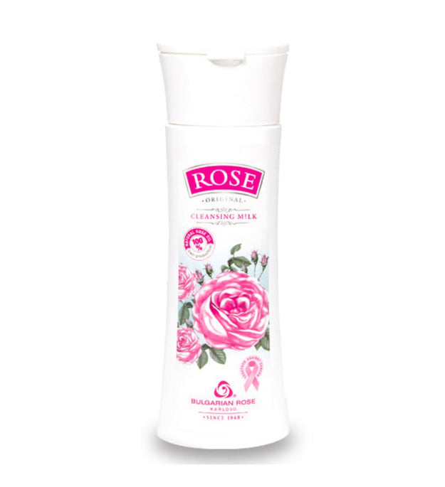 Latte detergente originale alla rosa bulgara