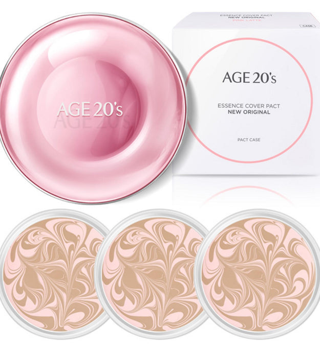 غطاء Age to Wennis Essence الجديد الأصلي باللون الوردي + عبوة 3 قطع