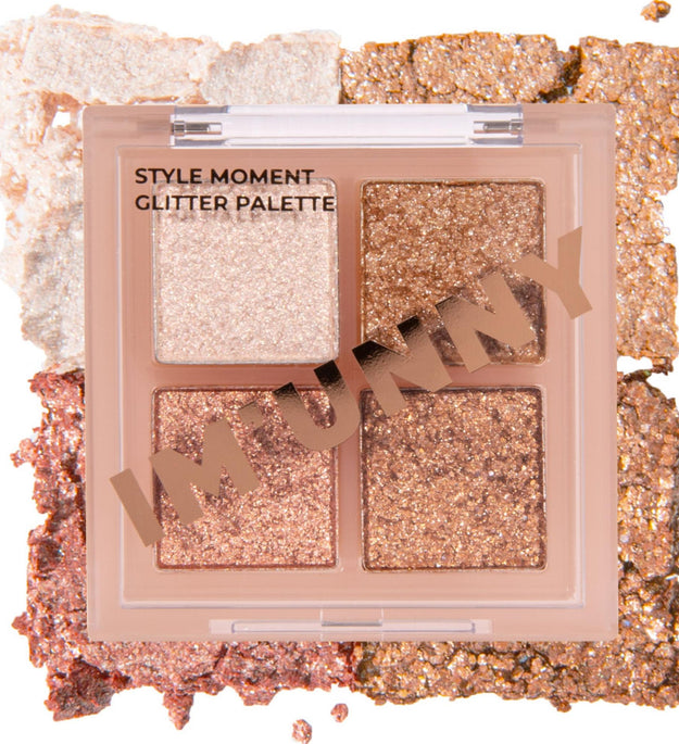 I'm Uni Style Moment Glitter Eyeshadow Palette 4 Colors 3.5g