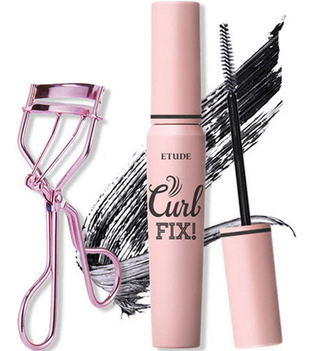 Etude Curl Fix Mascara + مجموعة تجعيد الشعر القوية