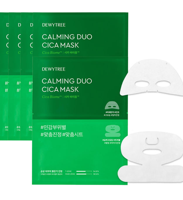 Dewytree Calming Duo Cica Sheet Mask Pack