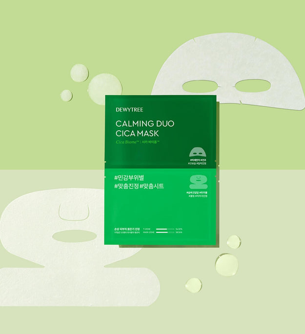 Dewytree Calming Duo Cica Sheet Mask Pack